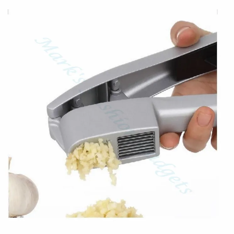 Cocina 2 в 1 чеснок Пресс и Slicer литой антипригарным покрытием Кухня гаджеты имбирь дробилка Овощечистка чеснок Chopper Ricer
