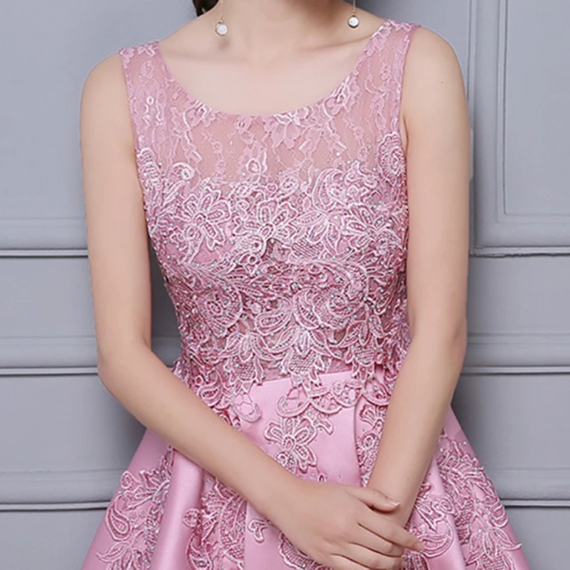 DongCMY торжественные асимметричные платья для выпускного вечера Vestido кружевные
