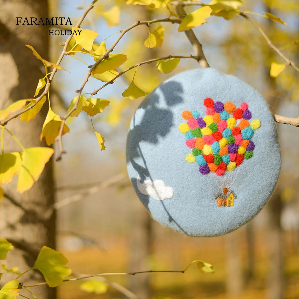 Красочные воздушные шары для праздников Faramita весна женский берет ручной работы