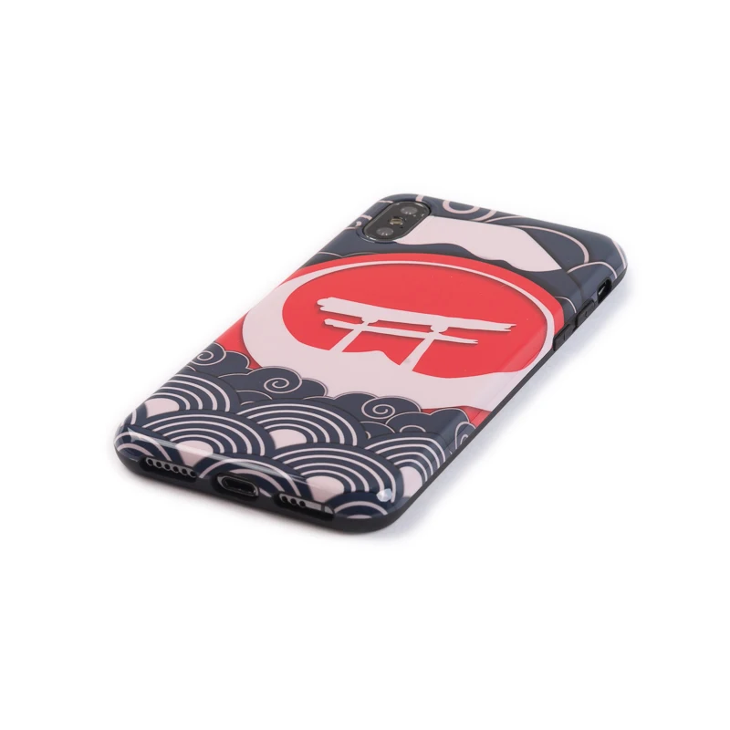 Роскошная брендовая глянцевая крышка кожа ТПУ чехол для iPhone 6S 7 7plus 8 8plus X XR XS MAX