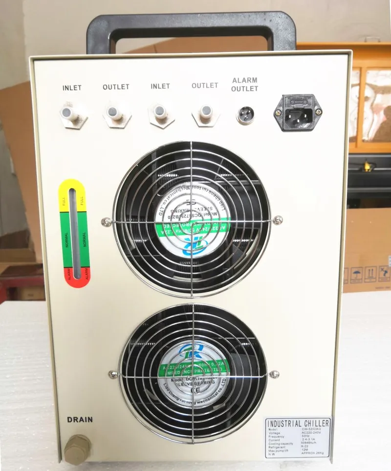 Лазерная гравировальная машина 220 V/110 V CW5202 охлаждения лазерного станка лазерной гравировки и резки 6090/1390/1810 охлаждения 100 Вт or150w лазера