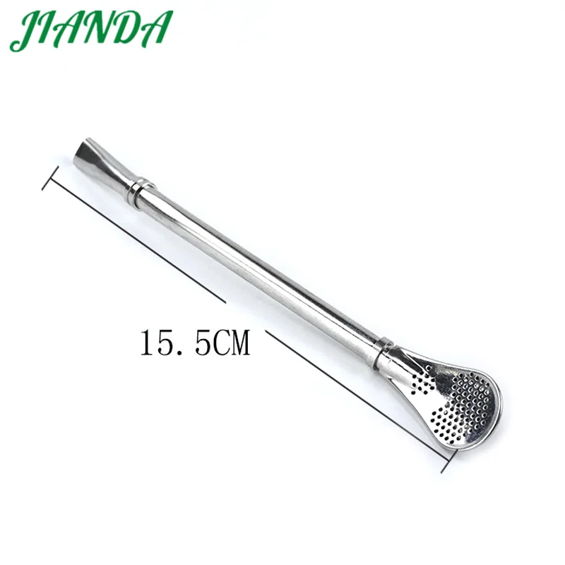 JIANDA Экологичная чайная ложка из нержавеющей стали кофейная длинная детская для