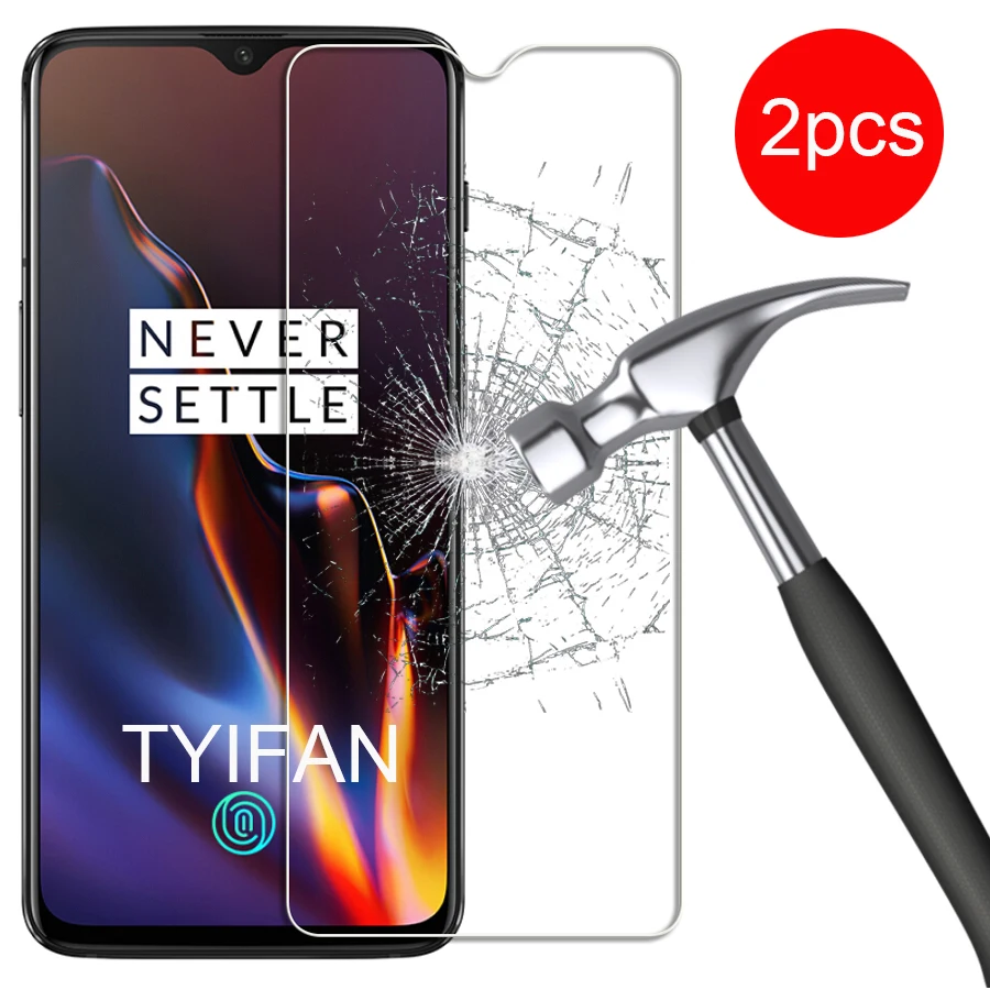 2 шт. Защитное стекло для Oneplus 6 t 5 5t 3 3t 7 закаленное на One Plus T экрана Oneplus6 Oneplus5