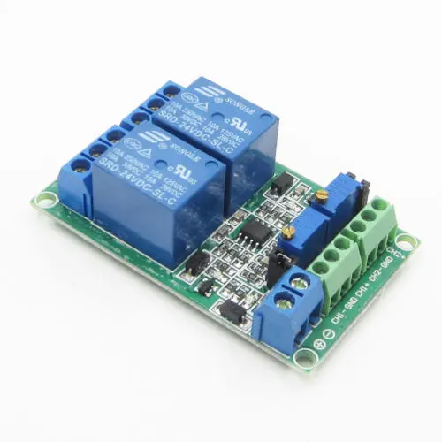 Уникальный DC 24 V 2-канальный Компаратор напряжения точный LM393 модуль | Электроника