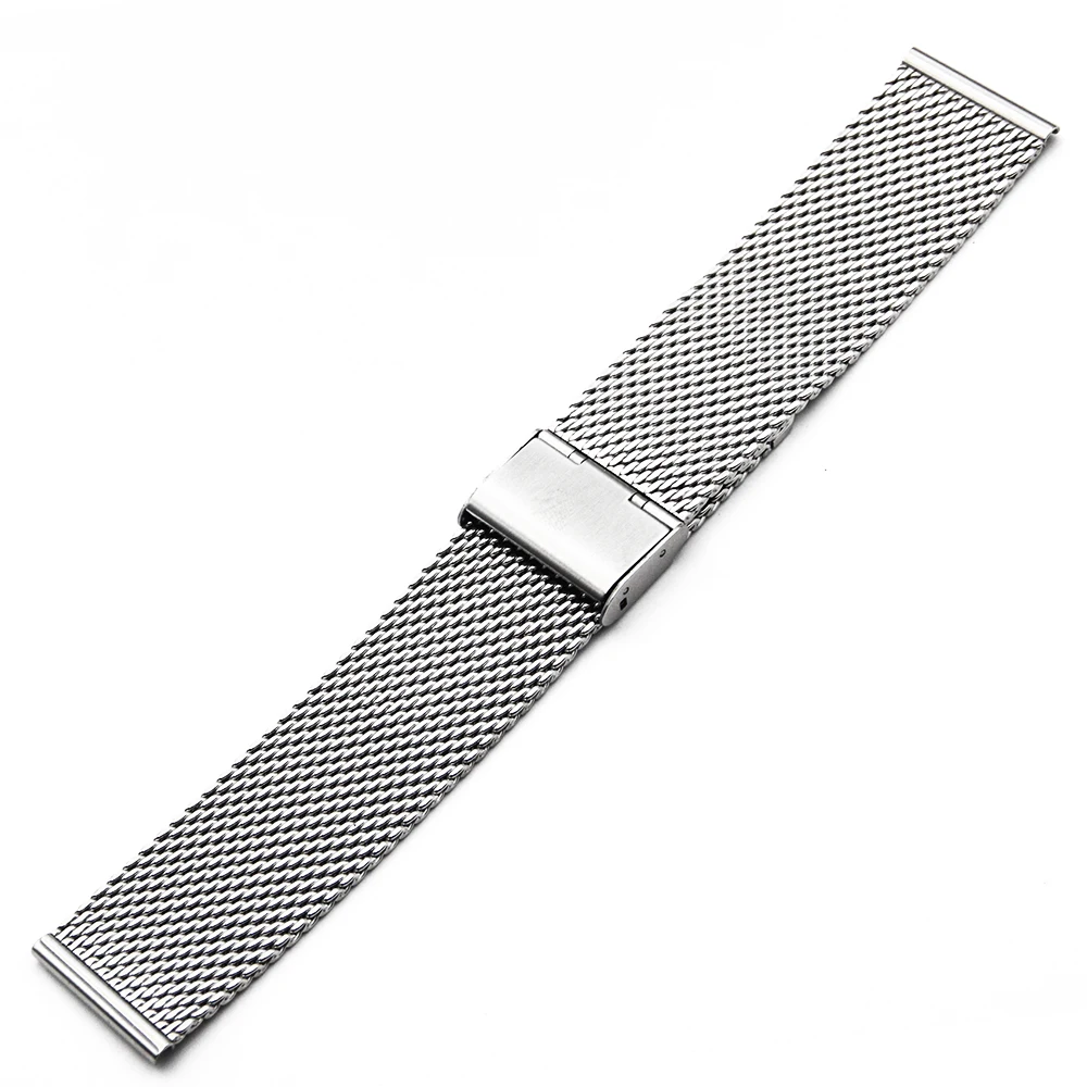 Ремешок для часов из нержавеющей стали 16 мм 18 20 22 Seiko крюк застежка ремешок петля