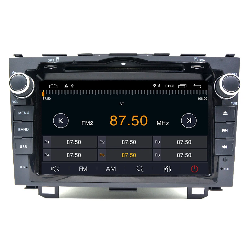 GPS навигатор для HONDA CRV 2007 2011 автомобильный монитор 8 дюймов 2 din Bluetooth RDS радио