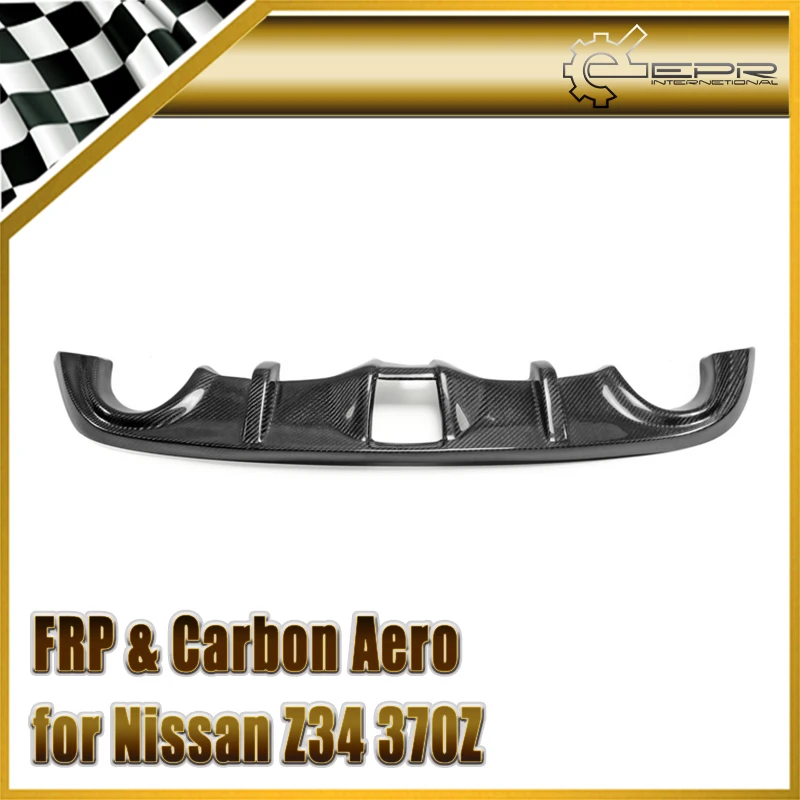 

Car-styling For Nissan Z34 370Z Carbon Fiber Rear Bumper Diffuser Surround Protect Fibre Auto Trim Racing Body Kit Accessories