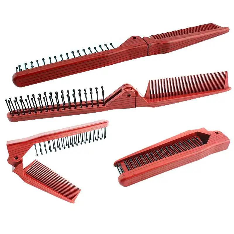 1 шт. расческа для бороды и усов|folding comb|folding pocket combfolding hair comb |