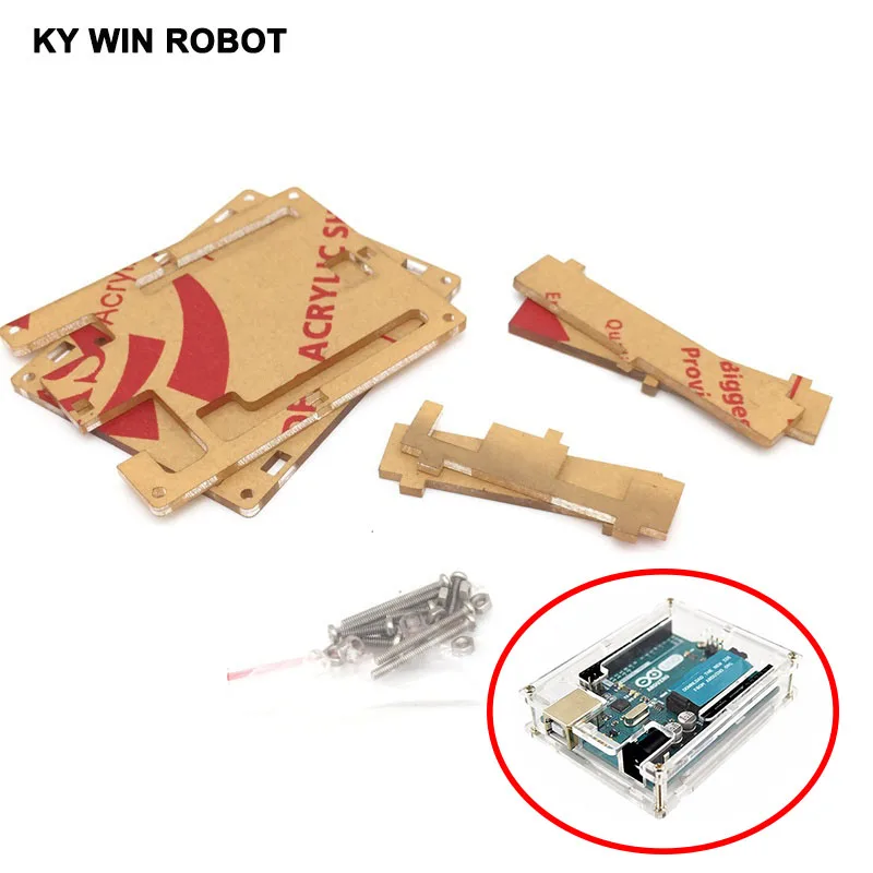 Прозрачный чехол для Arduino UNO R3 один комплект|uno r3 for arduino|arduino uno boxarduino case |