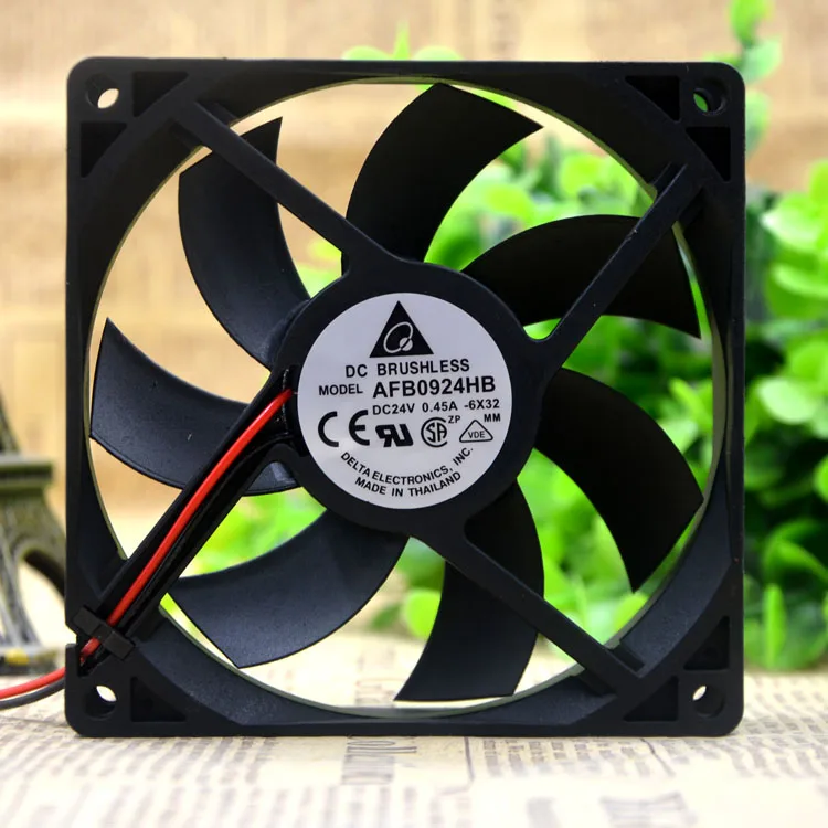 Вентилятор охлаждения AFB0924HB, 9 см, 24 В, 9020 А, 90 х90 х20 мм