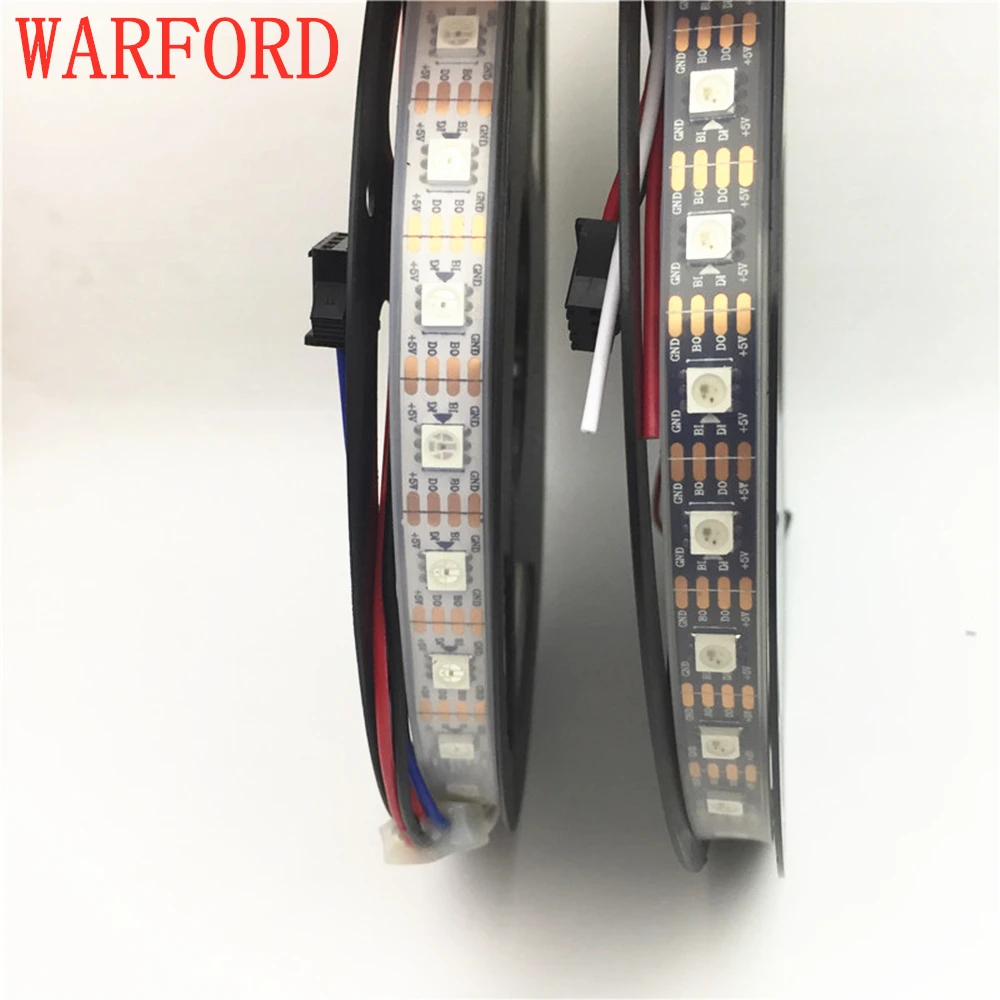 WS2813 1 м/5 м светодио дный полосы DC5V WS2812b обновленная версия встроенный WS2811S IC 5050 SMD RGB