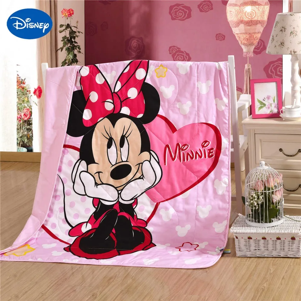 Детская кроватка Минни Маус 120x150 см|quilt summer|bed pinkcotton quilt |