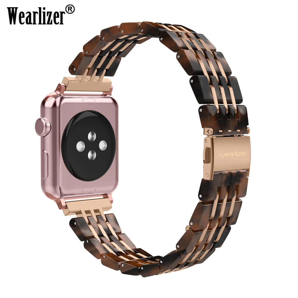 Ремешок из нержавеющей стали для Apple Watch Band Series 3/2/1 38 мм 42 металлический спортивный