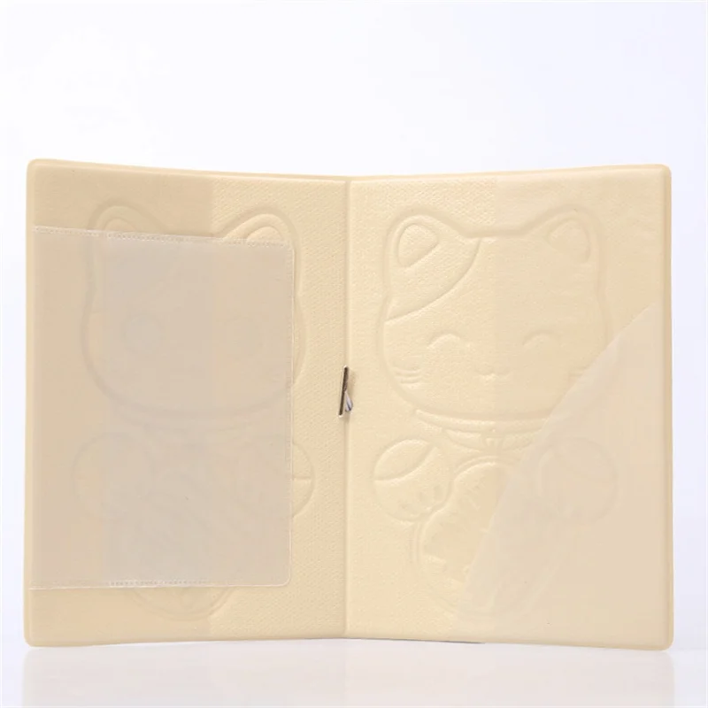 ПВХ кожа мультфильм Фортуна кошка ID карты сумка держатель кредитной путешествия