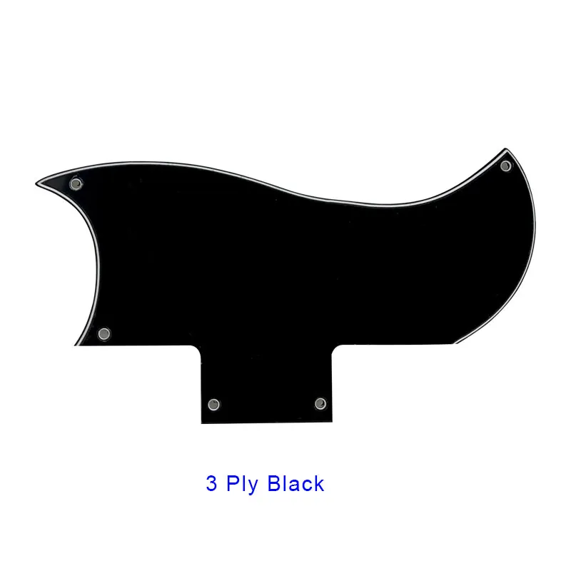 Pleroo гитарные части накладки костюм для Gibson SG 61 гитара царапина пластина 5 винтовых отверстий soporte электрогитара ra