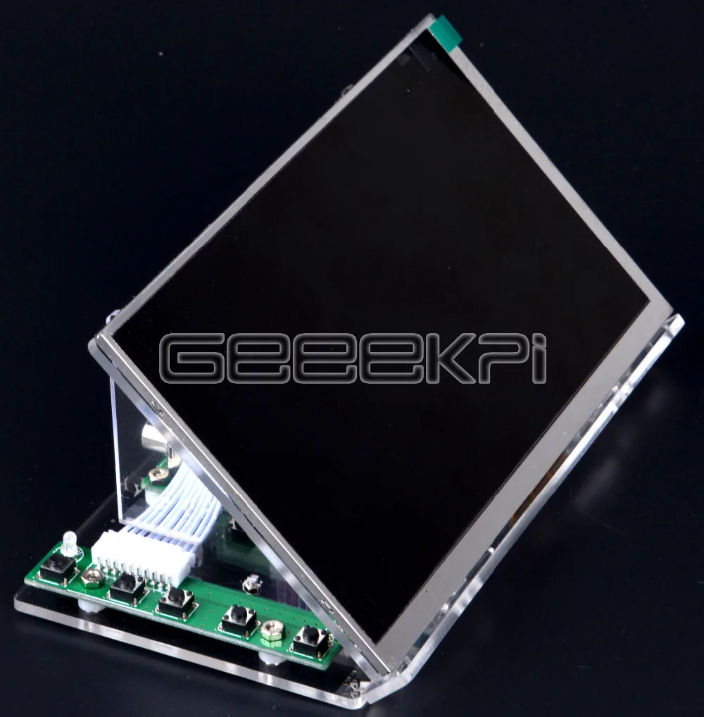 Raspberry 7 дюймов ЖК дисплей Экран Дисплей прозрачный акриловый кронштейн Корпус