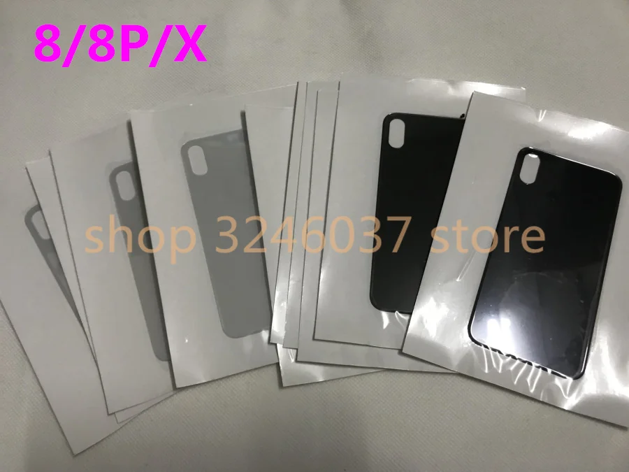 10 шт./лот новый оригинальный качественный корпус чехол для iphone 8 plus X стеклянная