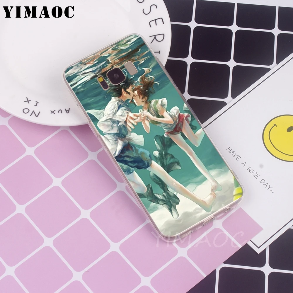Yimaoc аниме Унесенные призраками мягкий чехол для Galaxy j3 j5 j6 j7 A5 2016 2017 A6 A9 2018 Note 8 9 S7