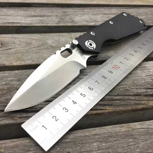 Black G10 Handle LDT SMF складной нож 7Cr17Mov лезвие G10 ручка военные тактические походные ножи выживания карманный охотничий нож Открытый EDC инструмент - Цвет: Black G10 Handle