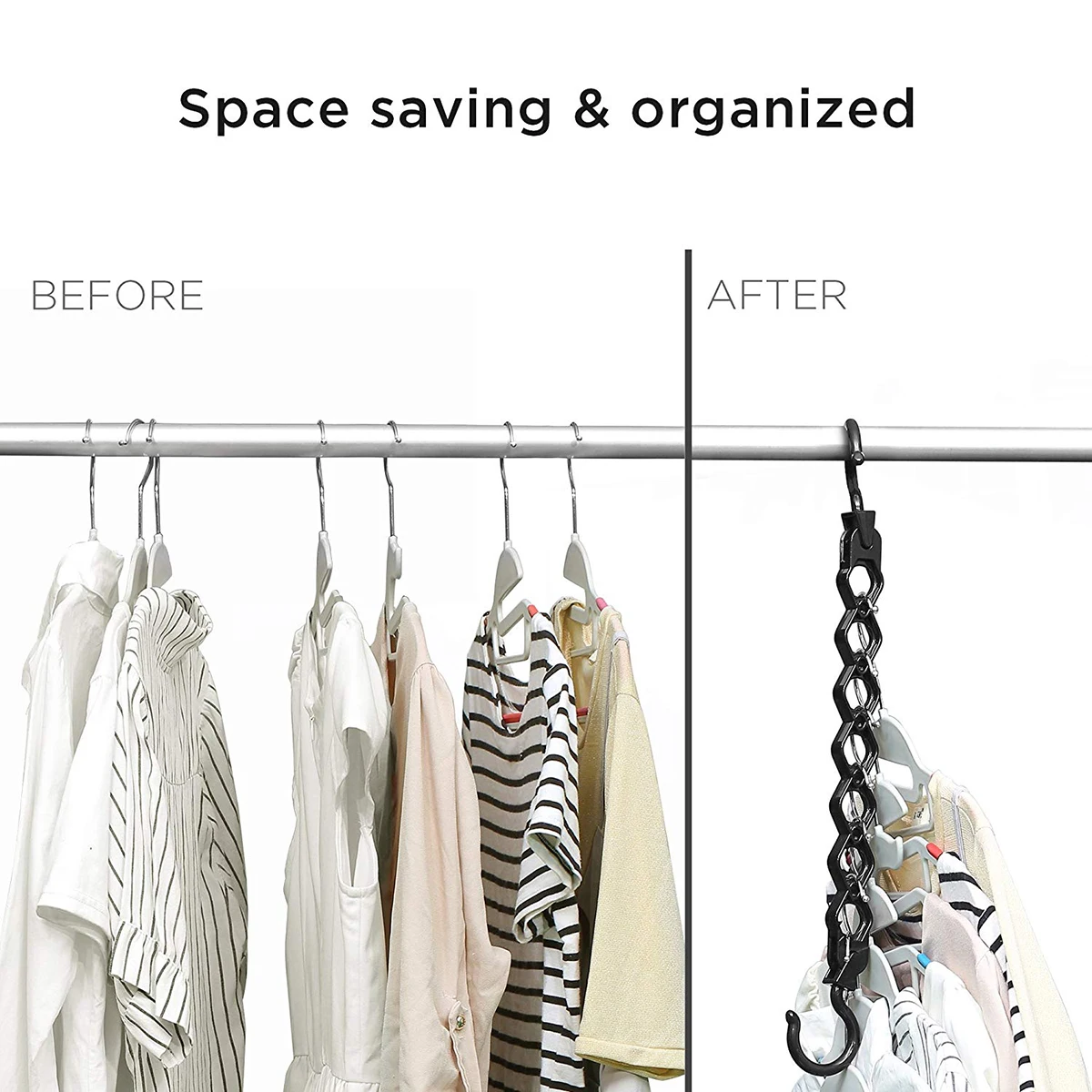 8 шт. вешалки для одежды держатель стеллажи хранения складные