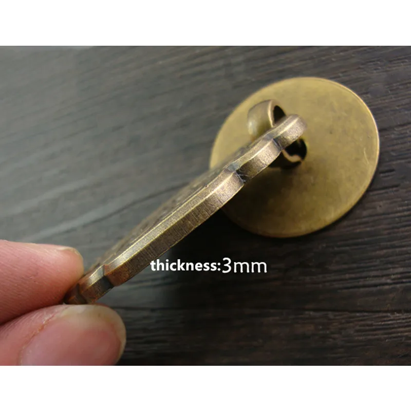 Vintage Brass Handle Cloud Carved Tab Drawer Cabinet Jewelry Box Decorative DIY Furniture Hardware Door Handles 4Sets | Обустройство