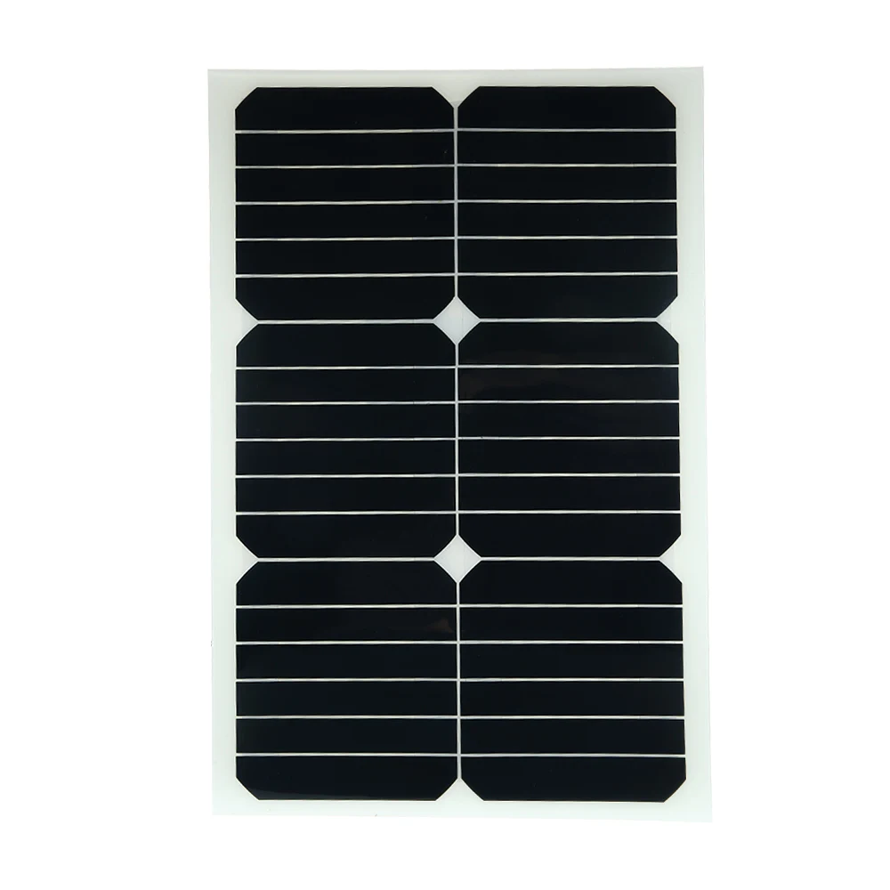 20W 12V моно полугибкая солнечная панель с чипом Sunpower для зарядного устройства лодки Cara