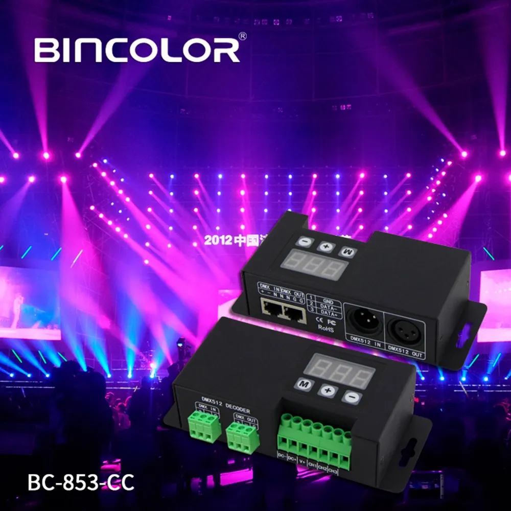 BC 853 CC 3CH светильник Light главный контроллер DMX Led CC/CV PWM DMX512 привод