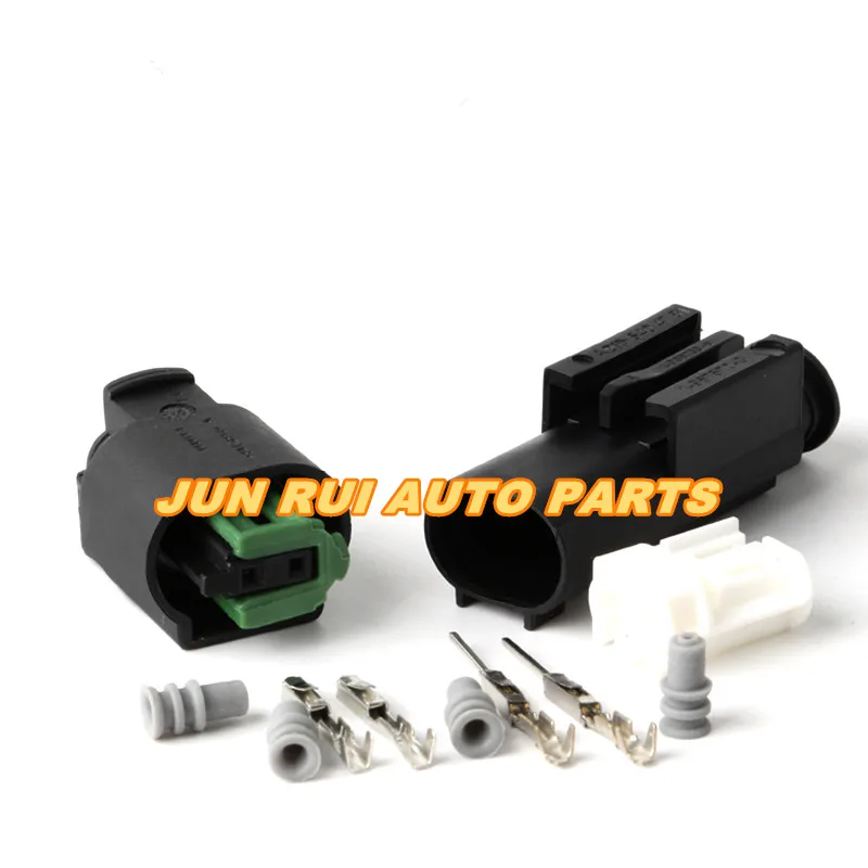

5/10/50/100PCS 2pin tyco water temperature sensor connector, auto male female connector 1-967644-1 968405-1 1-967570-3 For BMW