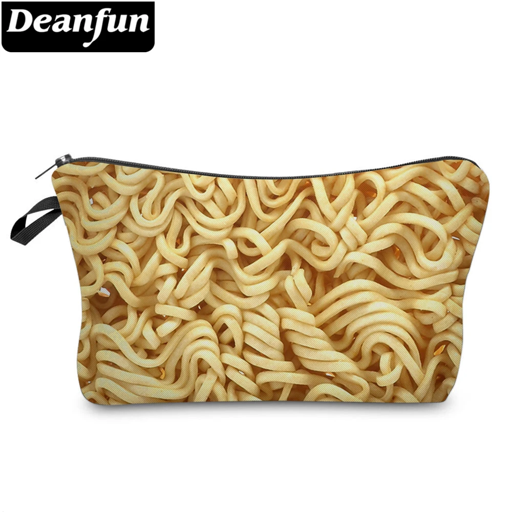 Deanfun 3D сумочка косметичка с принтом еда шаблон женщины макияж хранения для