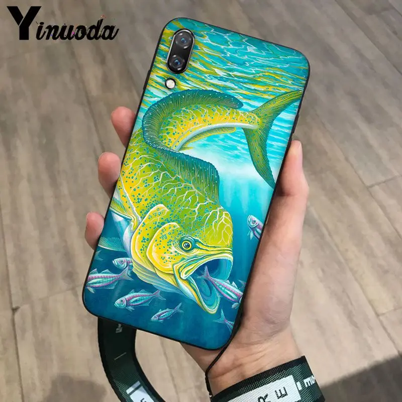 Чехол для телефона Yinuoda bass fishing painting роскошный уникальный дизайн чехлы мобильных
