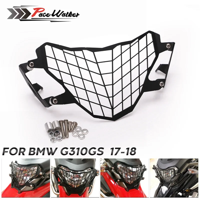 Для BMW G310GS G310 GS G 310 2017 2018 Мотоцикл Черная модификация фара решетка Защитная крышка