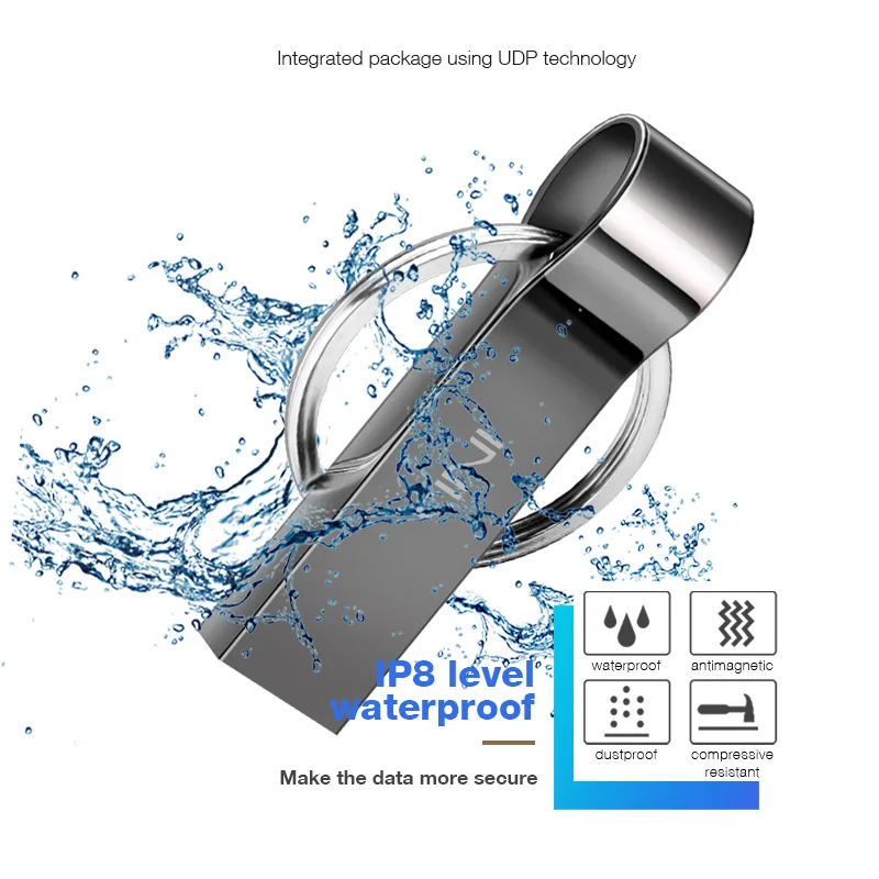 Синий 2019 новые металлические USB флэш-накопитель 128 Гб 64 ГБ 32 оперативной памяти 16