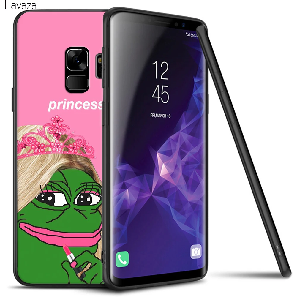 Lavaza Meme Smug Frog Pepe Soft Case for Galaxy A3 A5 2016 2017 A6 plus A7 A8 A9 J6 2018 A10 30 40 50 70 |