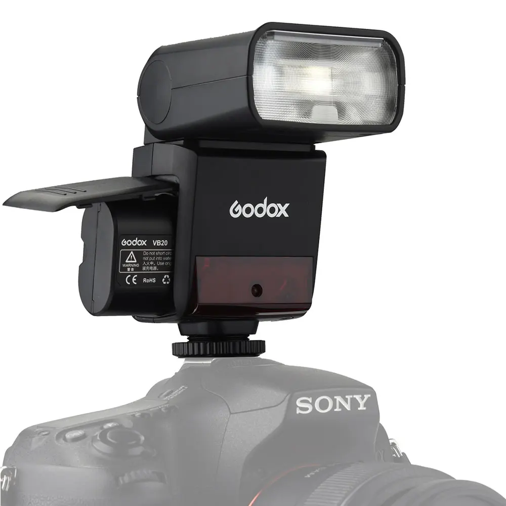 Мини литий ионный аккумулятор Godox V350S TTL HSS 1/8000s Speedlite GN36 светильник для камеры Sony
