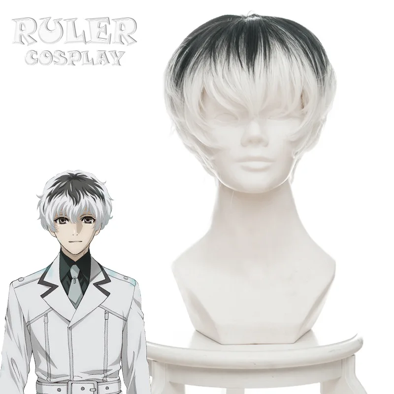 Токийский Гуль парики Kaneki Кен косплей парик костюмы Re Yonebayashi Saiko черный синий
