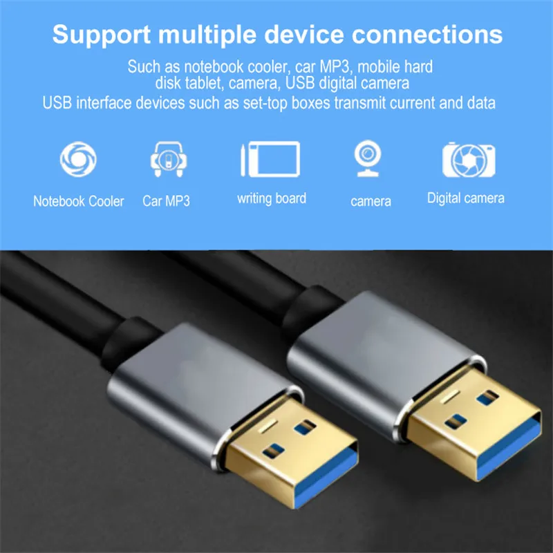 Usb type A папа к USB папа удлинитель супер скорость USB 3,0 удлинитель Кабель для радиатора жесткий диск Webcom