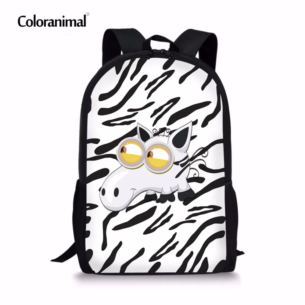 Детский Повседневный большой рюкзак Coloranimal сумка для ноутбука школьные портфели