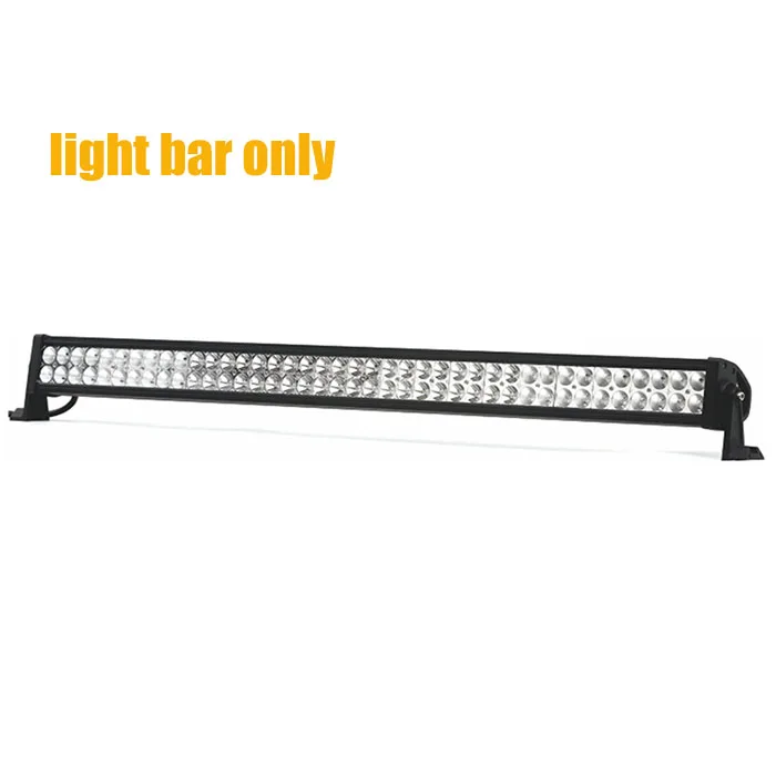 light bar only RACBOX 42 дюйма 240W светодиодный рабочий светильник бар комбо балка для Jeep Wrangler внедорожные 4х4 4WD Лодка внедорожник седельный тягач автомобиля 12V 6000K - Цвет: light bar only