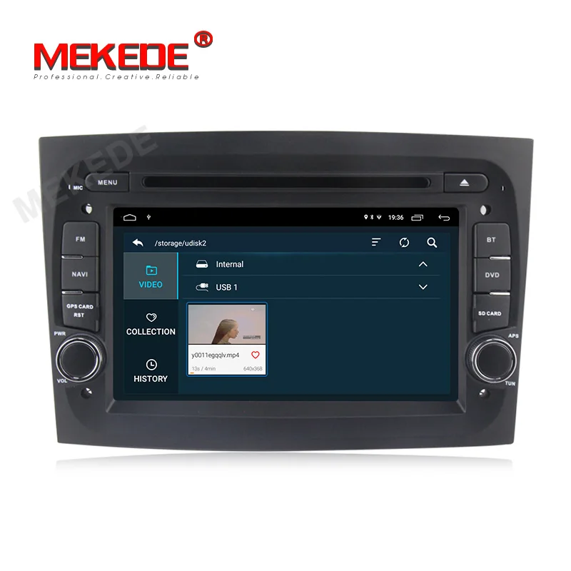 MEKEDE Android9.1 автомобильный dvd плеер gps навигатор для Fiat Doblo 2015 2016 TDA7851 wifi 4g