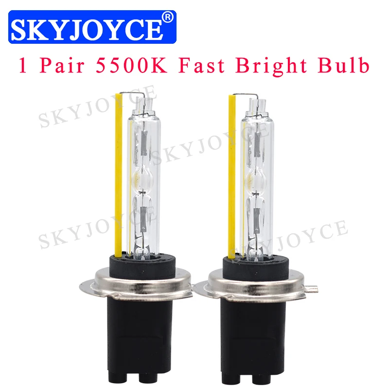 SKYJOYCE 55 Вт Быстрый старт H1 H7 HID Kit DLT F5 XenonBallast 5500K H11 D2H hid ксенонная лампа быстрая