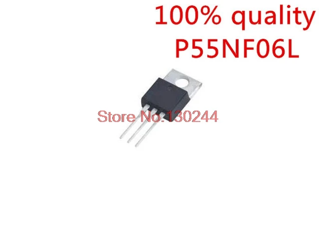 10 шт./лот P55NF06L STP55NF06L TO-220 55NF06 55A 60В | Электронные компоненты и принадлежности