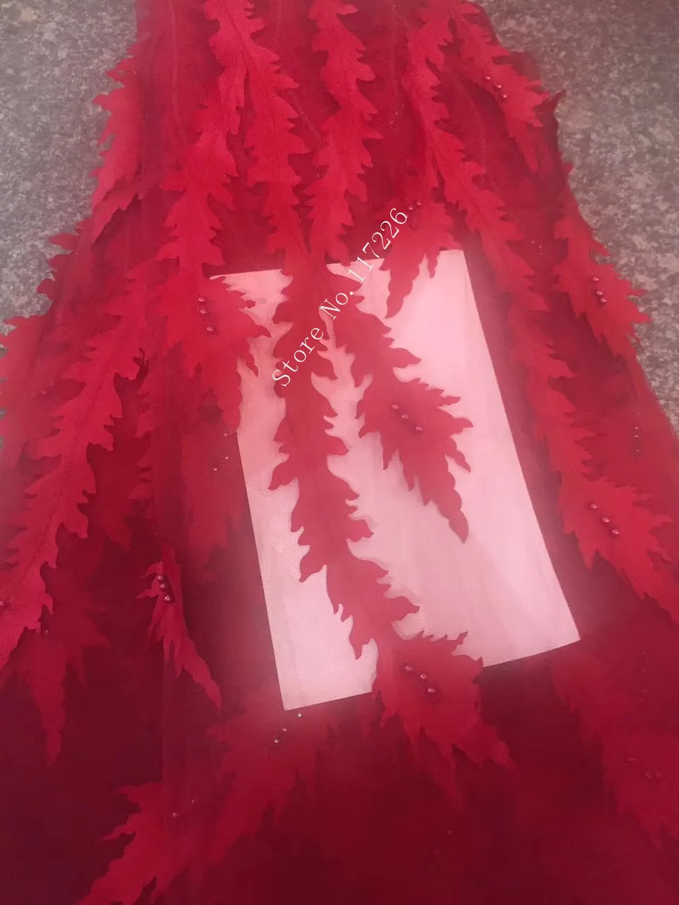 Необычные JRB-102957 французский чистая кружевная ткань высокого качества черная