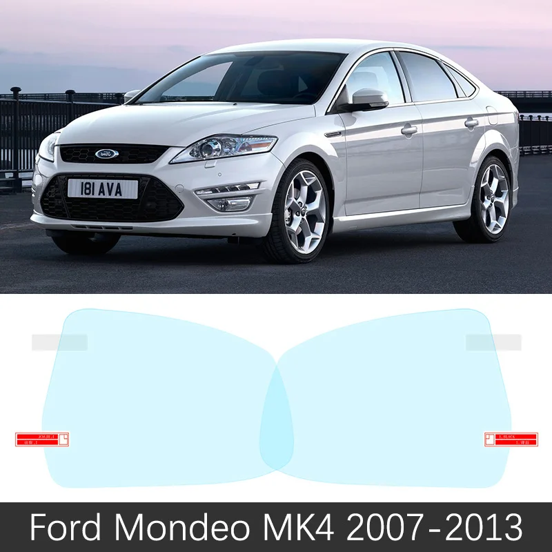 Mondeo MK4 2007-2013 Для Ford Mondeo mk3 mk4 mk5 2000~ полное покрытие противотуманная пленка зеркало заднего вида аксессуары Fusion 2004 2006 2008 2010 - Название цвета: Mondeo MK4 2007-2013
