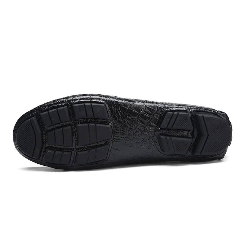 Лоферы из натуральной кожи на плоской подошве для вождения мужские лоферы