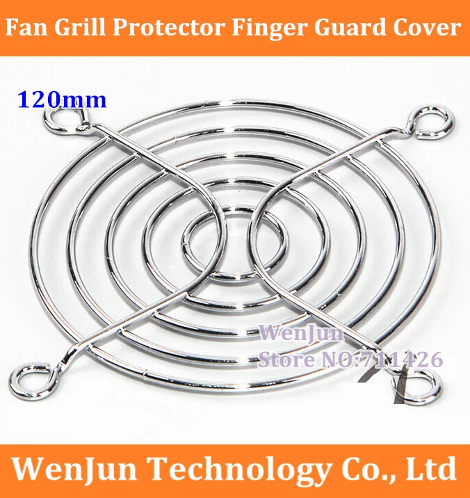 Wholesale Metal Wire 120mm / 12CM 8cm 7cm 5cm 4cm Fan Grill Protector Finger Guard Cover,Chassis fan Protection cover-100pcs/lot