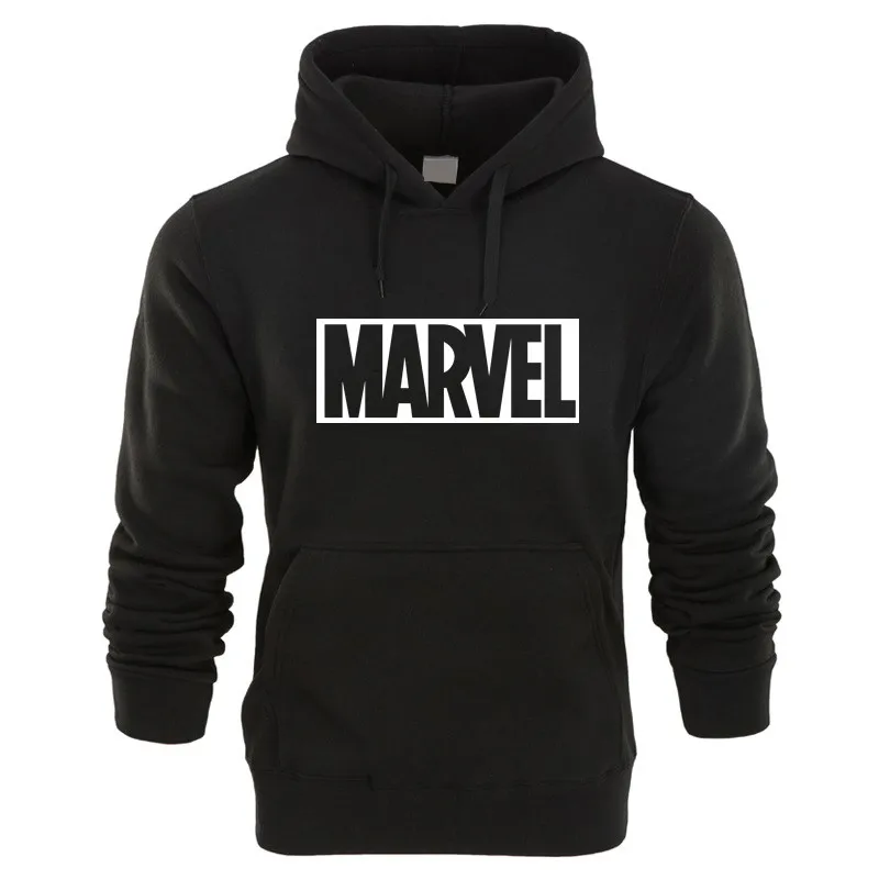2018 Marvel печатных для мужчин свитер с капюшоном спортивный костюм Harajuku время