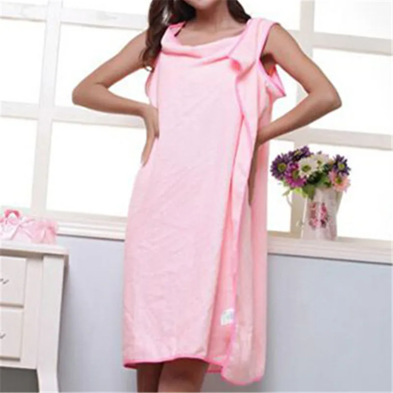 

1PC 155cm x 86 cm Microfiber Wearable Sexy Bath Towel Fast Dry Wash Clothing Wrap Women Body Towels Lady Shower Sling Skirt