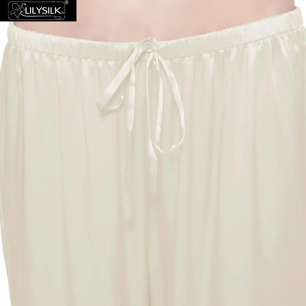 LilySilk пижамный комплект из чистого 100 шелка 22 momme пижамы женские с коротким рукавом