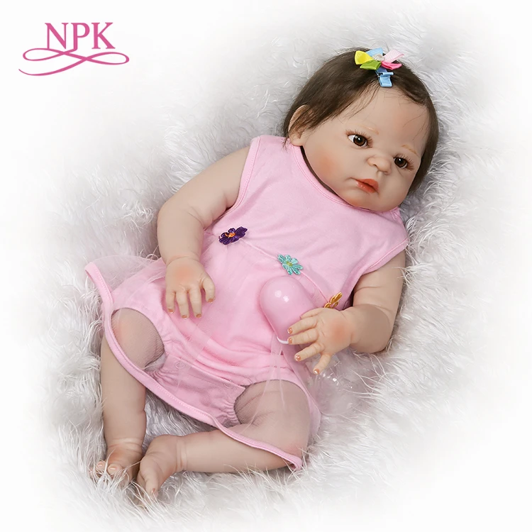 NPK предзаказ reborn baby doll подарки для детей на Рождество реальный пол touch полностью