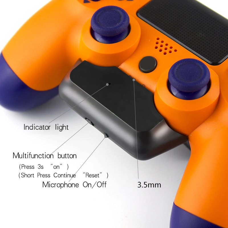 Беспроводной Bluetooth V5.0 контроллер для Playstation 4 аудио адаптер PS4 геймпад наушники